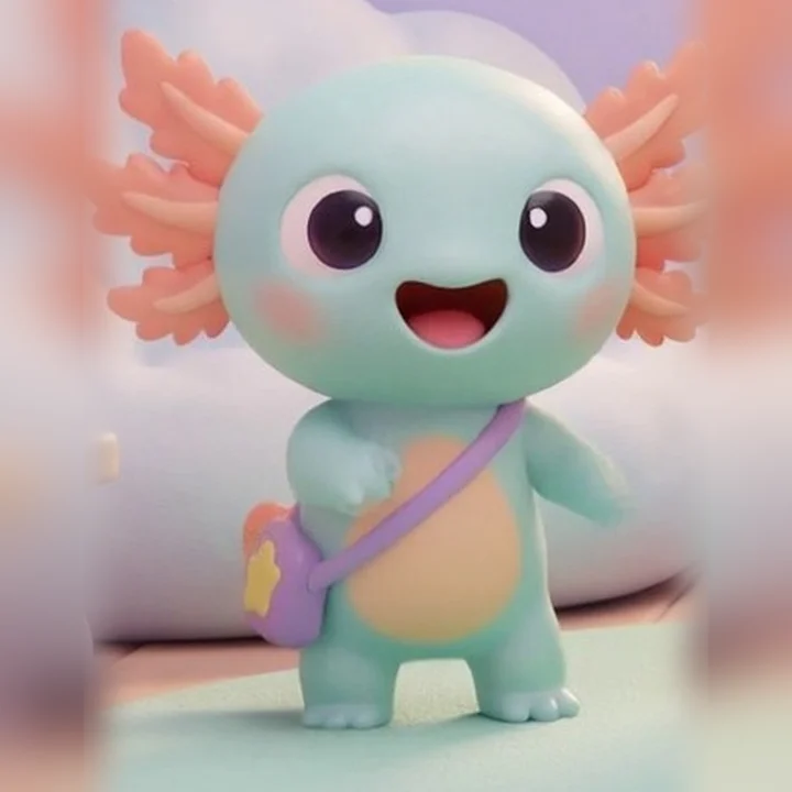 Poppiwink, The singing axolotl